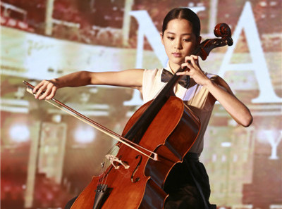 Taiwan teen actress starts new chapter with cello