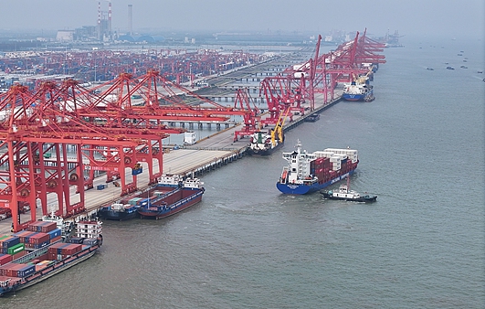 Taicang Port surpasses 100 million tonnes in foreign trade cargo