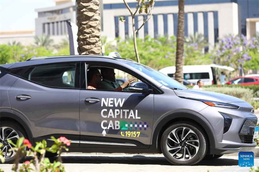 Egypt trials 1st fleet of electric taxis in New Administrative Capital