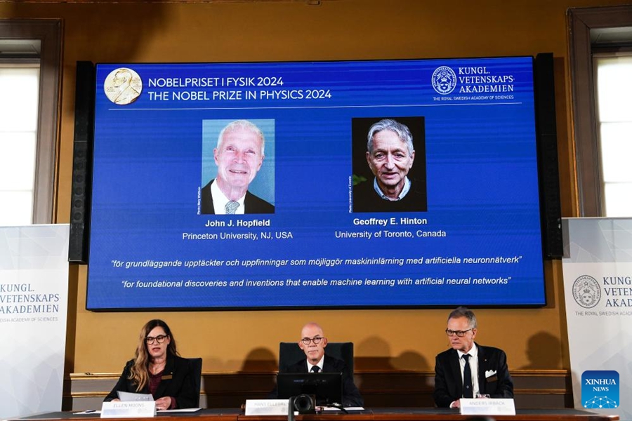 Nobel Prize in physics awarded to AI pioneers