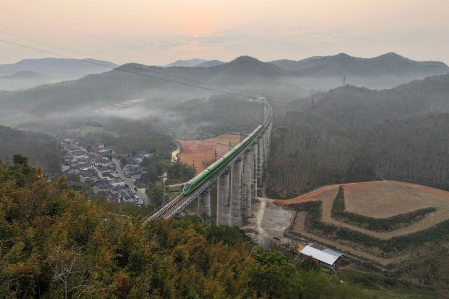 China-Laos Railway handles 14 mln tonnes of goods