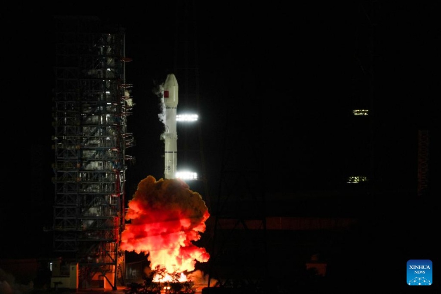 China launches third high-orbit internet services satellite