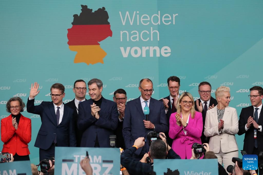 Conservative CDU/CSU wins German federal election -- preliminary results