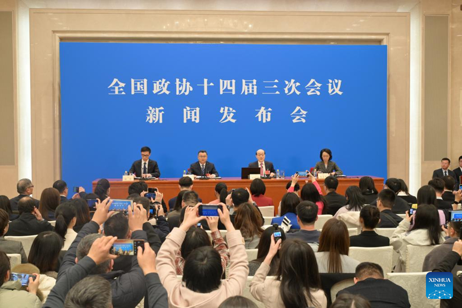 China's top political advisory body holds press conference ahead of annual session