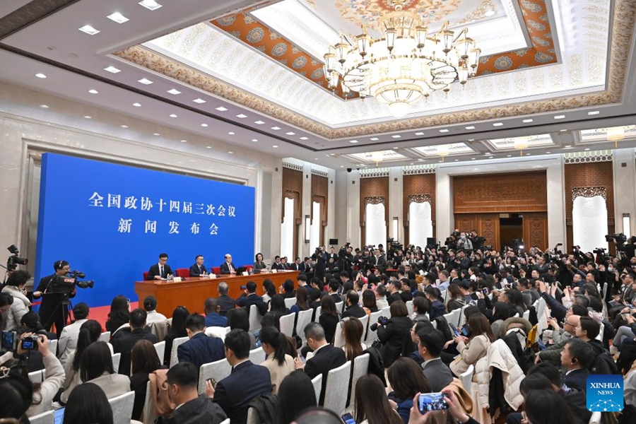 China's top political advisory body holds press conference ahead of annual session