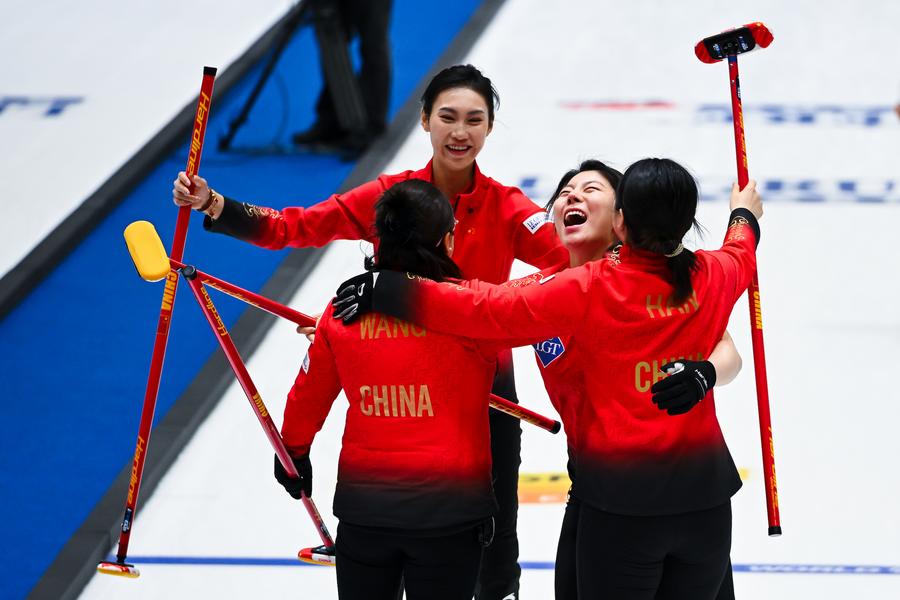 China's bronze in World Women's Curling Championship secures Olympics spot