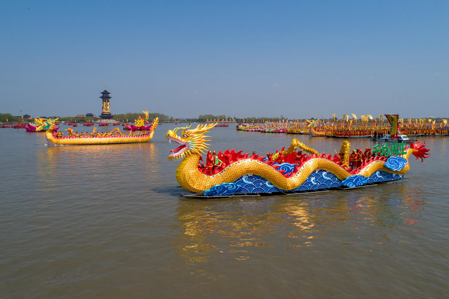 qintong boat festival marked in taizhou